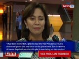 NTVL: VP Leni Robredo, opisyal nang magbibitiw ngayong araw sa gabinete ni Pres. Duterte
