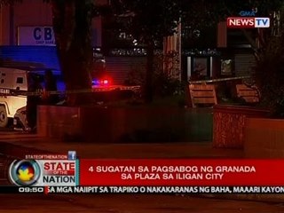 SONA: 4 sugatan sa pagsabog ng granada sa plaza sa Iligan city
