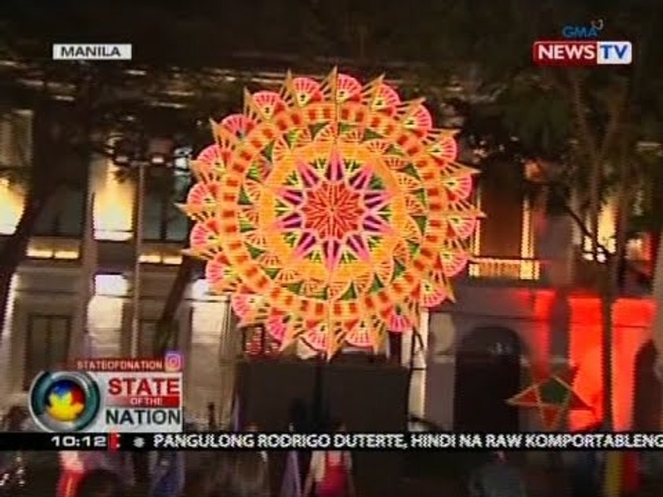 SONA: Giant parol, pakulo ng Intramuros para sa pasko ngayong taon