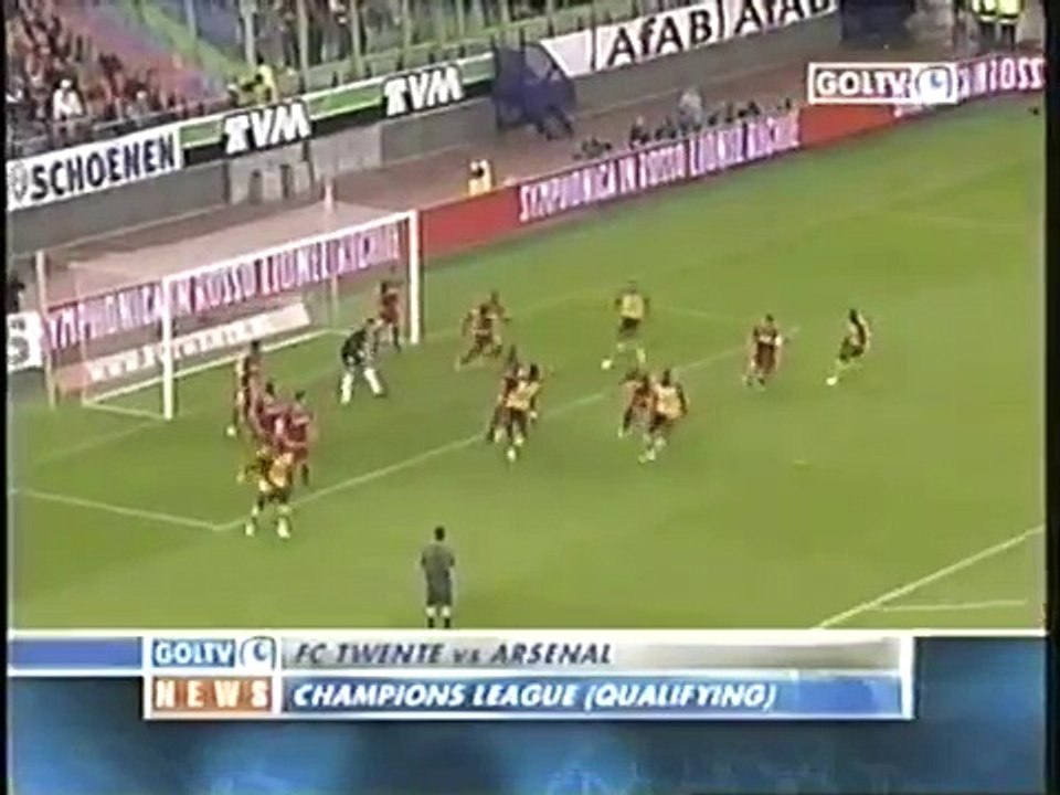 13.08.2008 - 2008-2009 UEFA Champions League 3rd Qualifying Round 1st Leg FC Twente 0-2 Arsenal