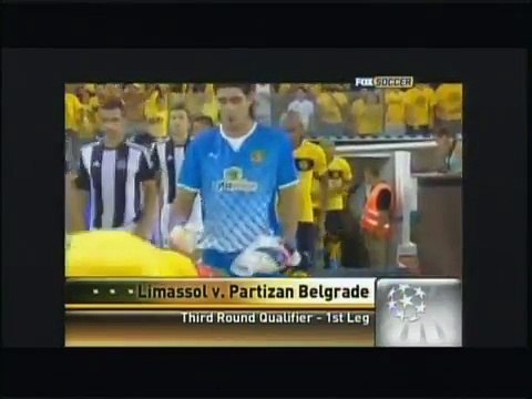 01.08.2012 - 2012-2013 UEFA Champions League 3rd Qualifying Round 1st Leg AEL Limassol 1-0 FK Partizan