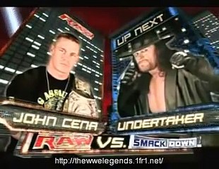 undertaker vs john cena  wwe raw