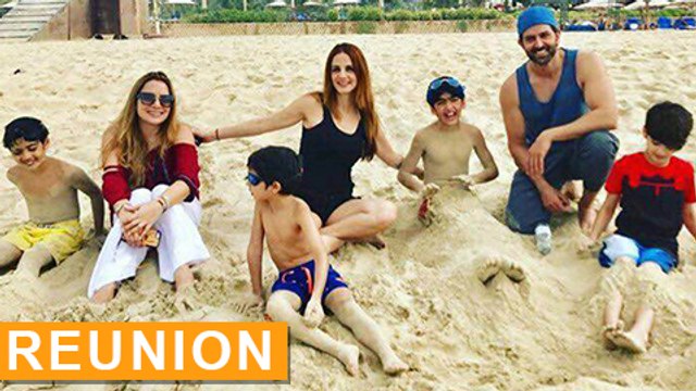 Hrithik Roshan And Sussanne Khan Holiday In Dubai LEAKED PIC Unseen Bollywood Rare Photos