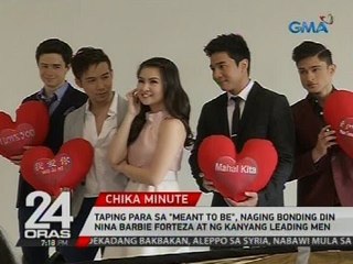 Taping para sa 'Meant To Be,' naging bonding din nina Barbie Forteza at ng kanyang leading men