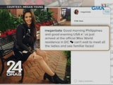 24 Oras: Megan Young, nasa Amerika na para muling mag-host ng Miss World Pageant