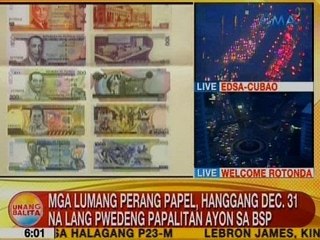 UB: Mga lumang perang papel, hanggang Dec. 31 na lang pwedeng papalitan ayon sa BSP