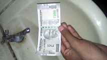 Washing new 500 rupees note launch in india gone wrong