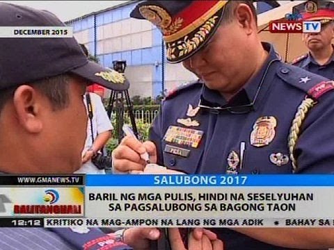 BT: Baril ng mga pulis, hindi na seselyuhan sa pagsalubong sa Bagong Taon