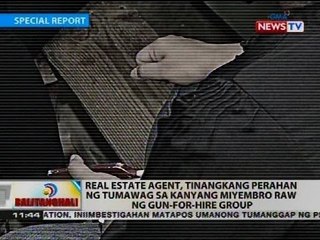 Real estate agent, tinangkang perahan ng tumawag sa kanyang miyembro raw ng gun-for-hire group