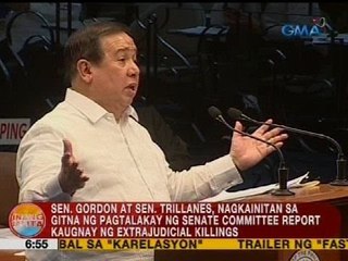 UB: Sen. Gordon at Sen. Trillanes, nagkainitan