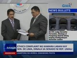 Saksi: Ethics complaint ng kamara laban kay Sen. de Lima, dinala sa senado ni Rep. Umali