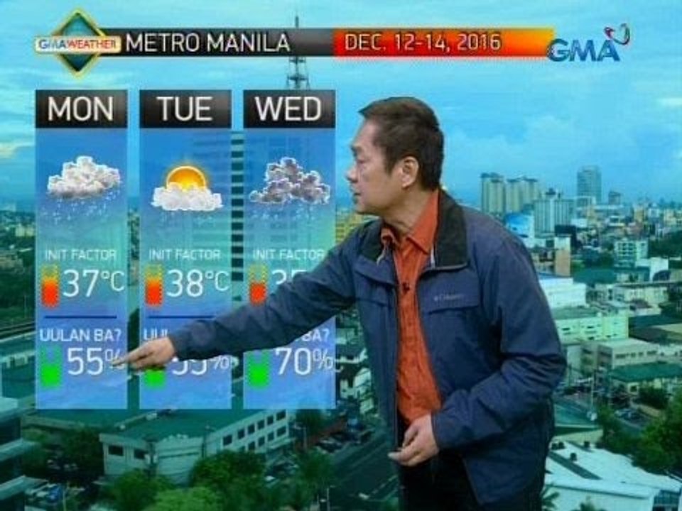 UH: Weather update as of 5:10 a.m. (Dec. 12, 2016) - video Dailymotion
