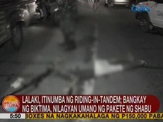 UB: Lalaki, itinumba ng riding-in-tandem sa QC