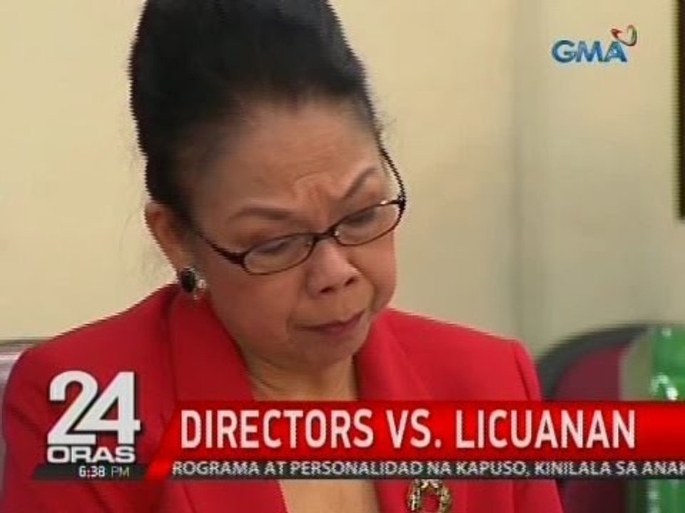 Mga opisyal ng CHED, pinatatalsik si Chairman Licuanan at humiling sa pangulo na mag-appoint ng bago