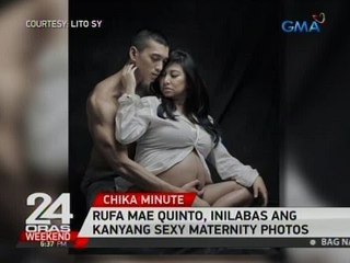 24 Oras: Rufa Mae Quinto, inilabas ang kanyang sexy maternity photos