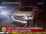 UB: 3, sugatan sa karambola ng 5 sasakyan sa Buendia flyover sa Pasay