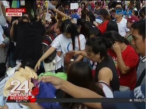 24 Oras: Mga mamimili, dagsa na sa Divisoria
