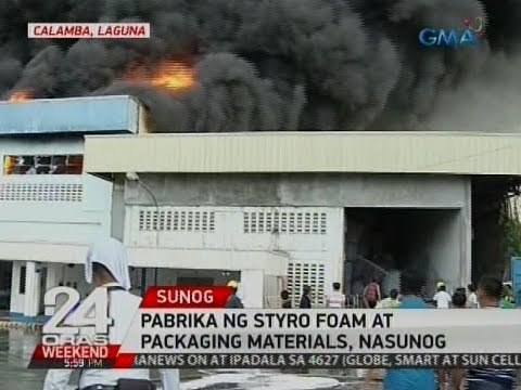 24 Oras: Pabrika ng styro foam at packaging materials, nasunog