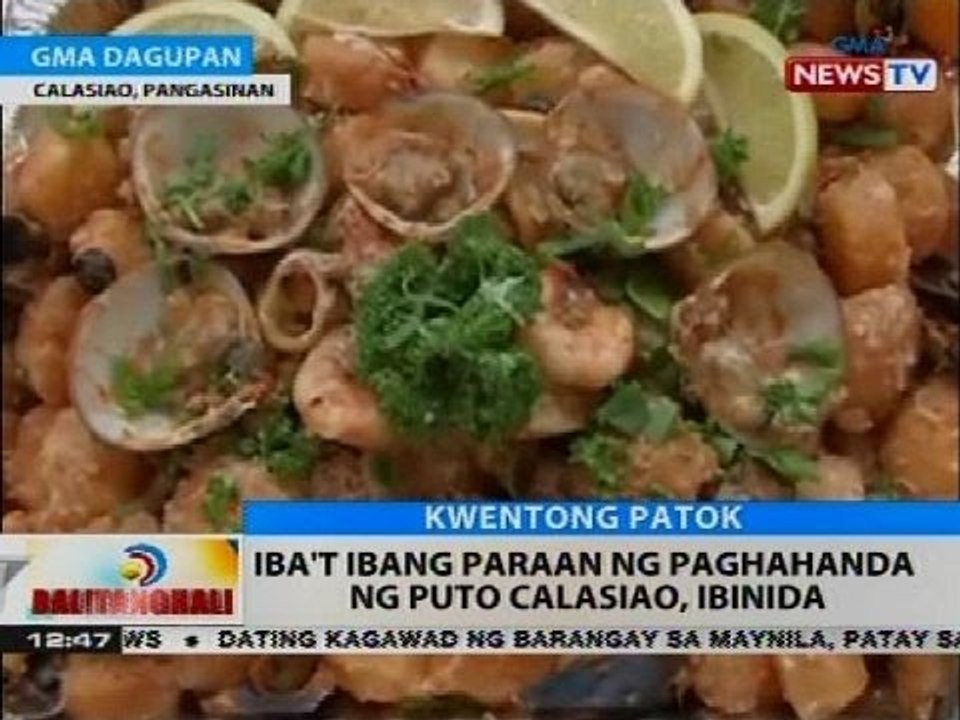 BT: Iba't ibang paraan ng paghahanda ng puto calasiao, ibinida