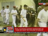 ROTC, planong gawing mandatory ng CHED sa   lahat ng college students