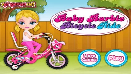 Baby Barbie Bicycle Ride | Best Game for Little Girls - Baby Games To Play