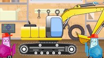 Digger Cartoon for kids - The Excavator - Trucks and Diggers Cartoons for children Episode 46