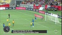 Neymar participa do Jogo das Estrelas promovido por Zico