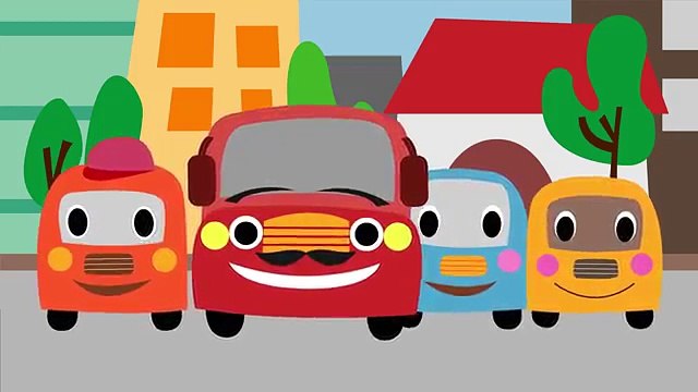 Ten Little Buses | Children Nursery Rhyme | Kids Songs | Baby Puff Puff