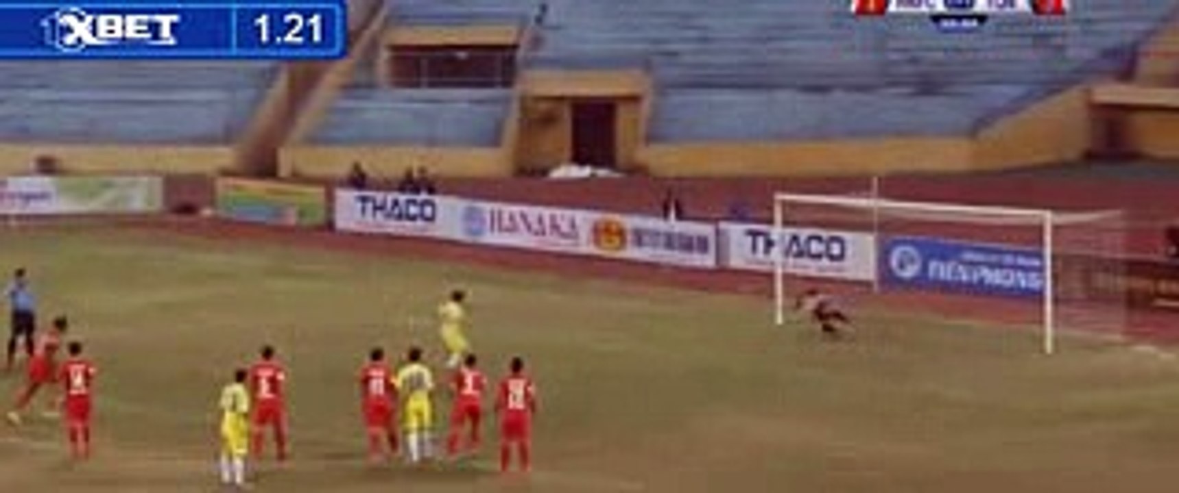 Nguyễn Văn Quyết Goal Penalty -Than Quang Ninh vs T&T Ha Noi 1-2 - Vietnam Super Cup 29-12-2016