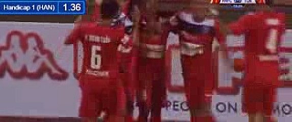 Patiyo Tambwe Second Goal - Than Quang Ninh vs T&T Ha Noi 3-2 - Vietnam Super Cup 29-12-2016