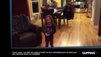 Un père de famille punit sa fille en brûlant ses cadeaux de Noël (Vidéo)