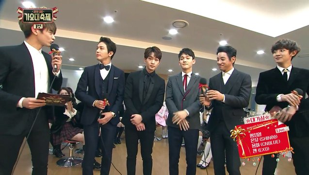 161229 KBS 歌謠大祝祭 MC珉豪