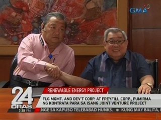 FLG Mgmt. and Dev't Corp. at Freyfill Corp., pumirma ng kontra para sa isang joint venture project