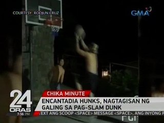 Encantadia hunks, nagtagisan ng galing sa pag-slam dunk