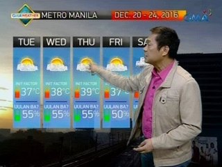 UH: Weather update as of 5:13 a.m. (Dec. 19, 2016)