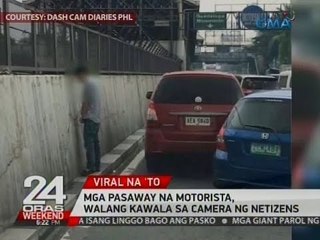 Mga pasaway na motorista, walang kawala sa   camera ng netizens