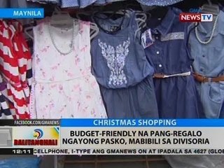 Budget-friendly na pang-regalo ngayong pasko,   mabibili sa Divisoria