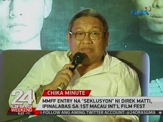 MMFF entry na "Seklusyon", ipinalabas sa 1ST Macau Int'l Film Fest