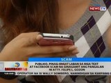 Publiko, pinag-iingat laban sa mga text scam na ginagamit ang pangalan ni Atty. Felipe Gozon