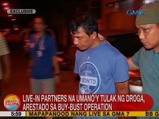 UB: Live-in partners na umano'y tulak ng droga, arestado sa buy-bust operation sa QC