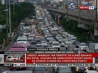 MMDA, pinapayuhan ang mga motorista na dumaan sa Christmas lanes para makaiwas sa mabigat na traffic