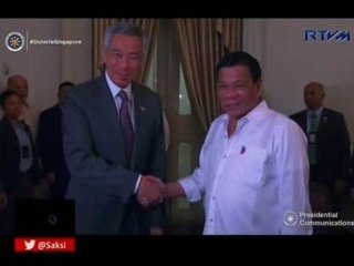Pagpapatibay sa ugnayan ng Pilipinas at Singapore, pangunahing sadya ni Pang. Duterte sa Singapore