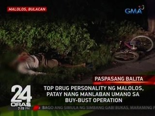 Top drug personality ng Malolos, patay nang manlaban umano sa buy-bust operation