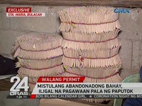 Exclusive: Mistulang abandonadong bahay, iligal na pagawaan pala ng paputok