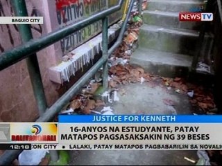 BT: 16-anyos na estudyante, patay matapos pagsasaksakin ng 39 beses
