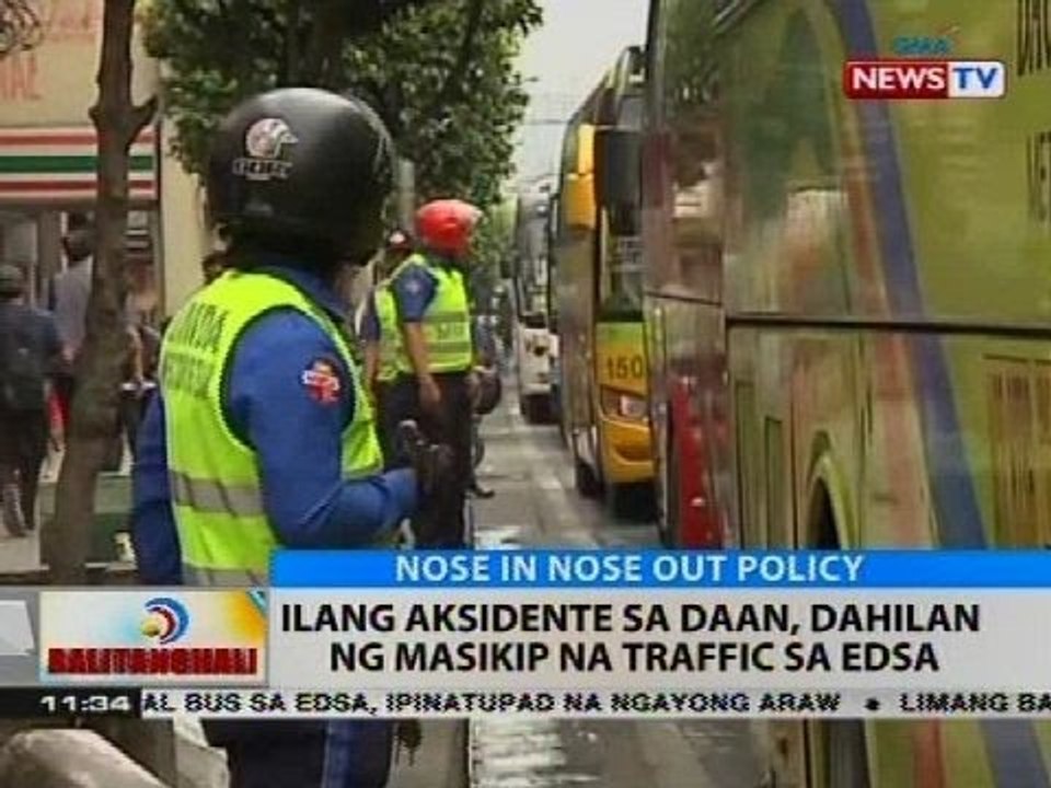 BT: Ilang aksidente sa daan, dahilan ng masikip na traffic sa EDSA