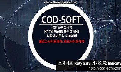 성인사이트 제작의뢰 온라인카지노사이트 제작 CODSOFT