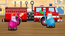 Emergency Trucks Cartoon - The Fire Truck hurry to the rescue - Cartoons for children Episode 3