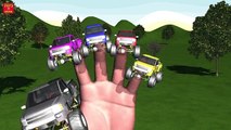 MONSTER TRUCK Finger Family | Nursery Rhymes for Children | 3D Animation