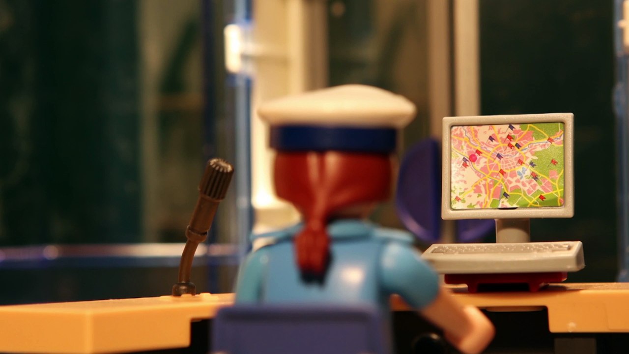 Stop motion - bank robbery
